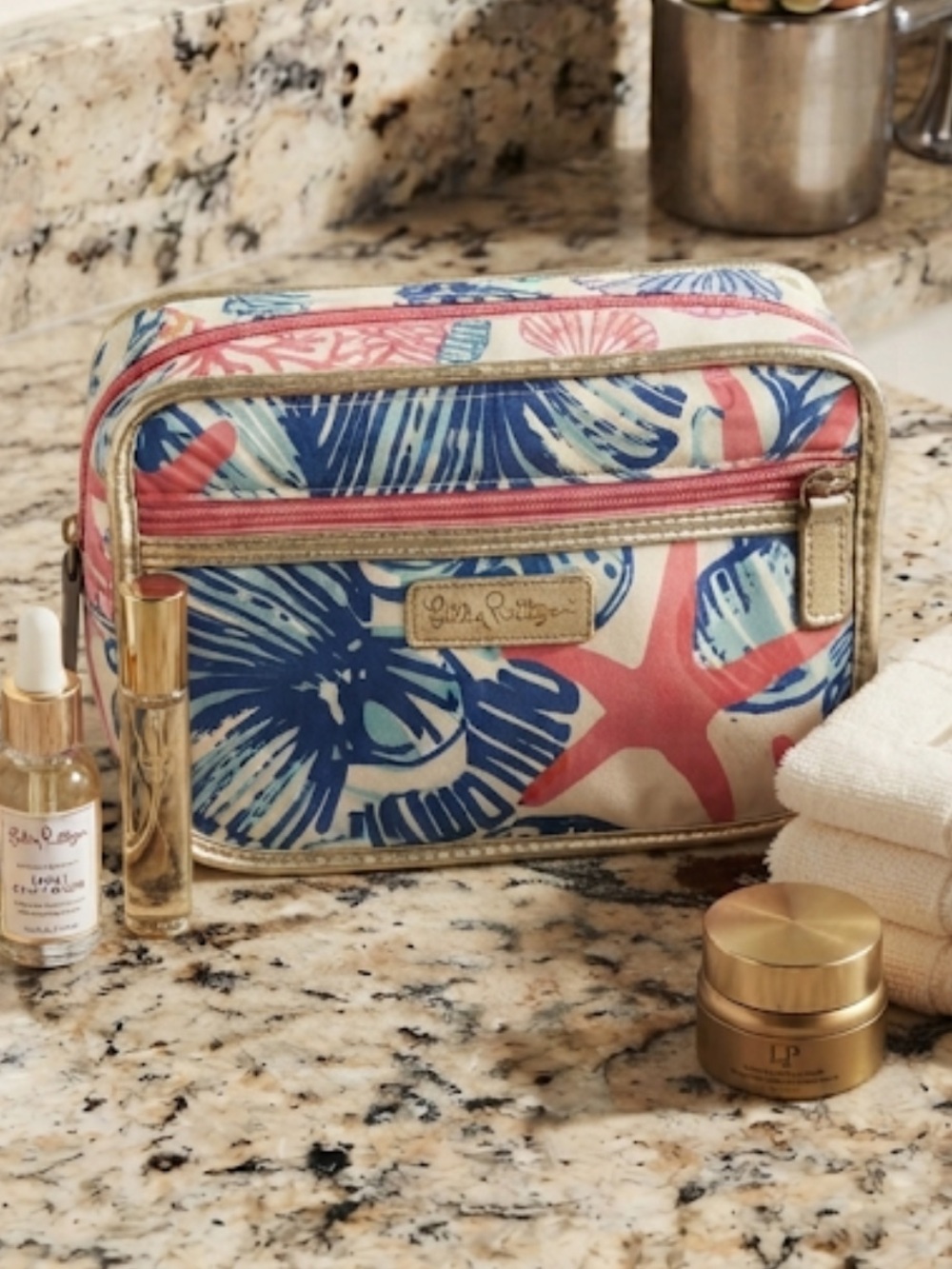 Lilly Pulitzer cosmetics case